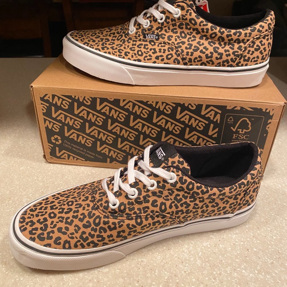 Vans Leopard Print Era Shoe Size 9